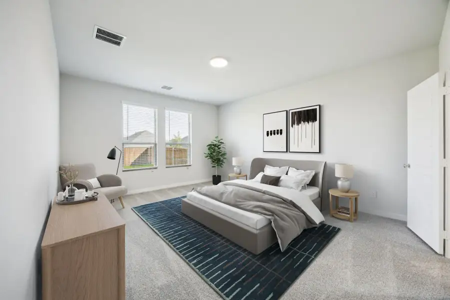 Primary Suite in the Masters home plan by Trophy Signature Homes – REPRESENTATIVE PHOTO Primary Suite in the Masters home plan by Trophy Signature Homes – REPRESENTATIVE PHOTO