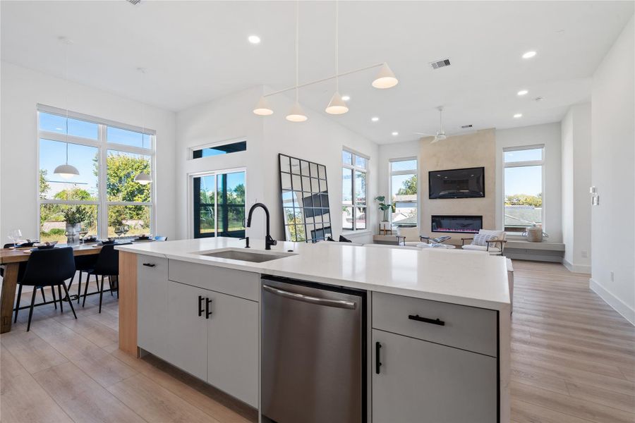 Furnished interior view inside a new home in , Houston (Image 11).
