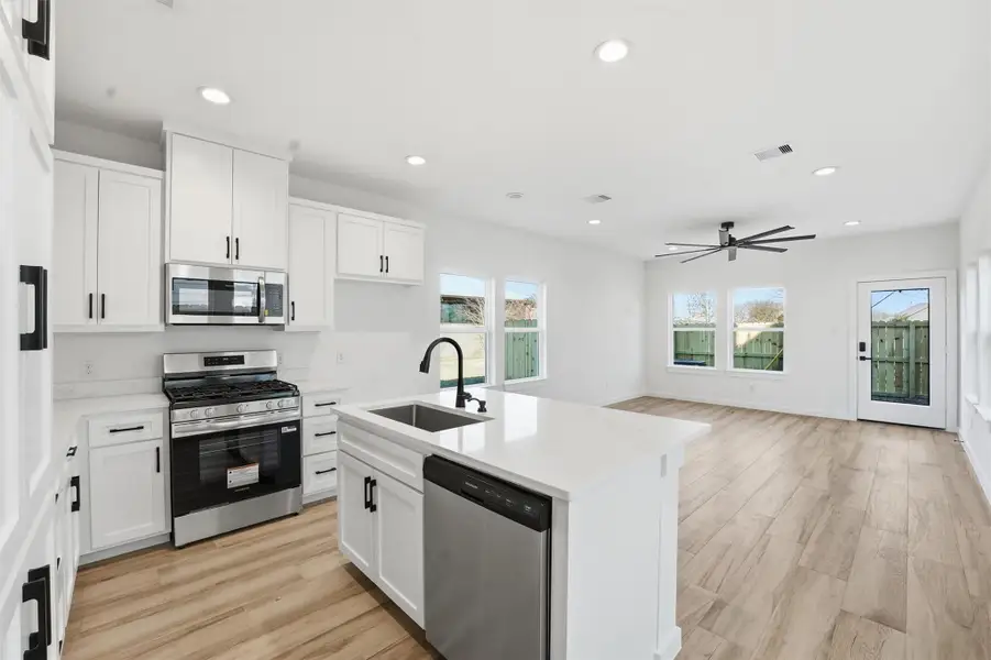 Furnished interior view inside a new home in , La Porte (Image 7).
