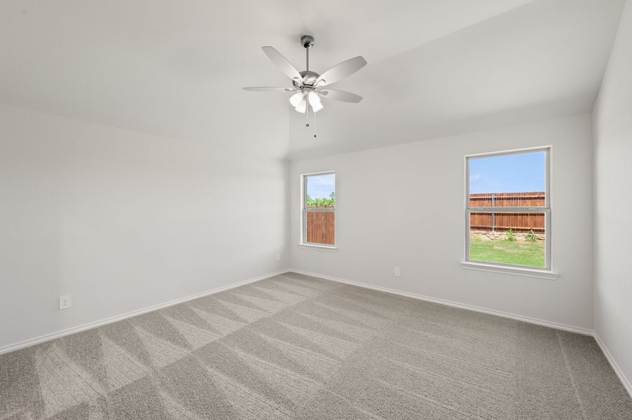 Front exterior of a new home in Baker Farms, Cleburne, TX, highlighting curb appeal (Image 13).