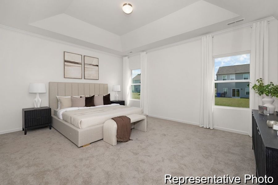 Furnished interior view inside a new home in Edgewater - The Cottages, Lancaster (Image 13).