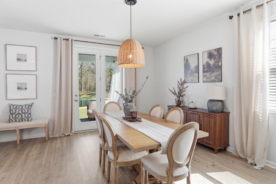 Furnished interior view inside a new home in Founders Corner, Lincolnville (Image 12).