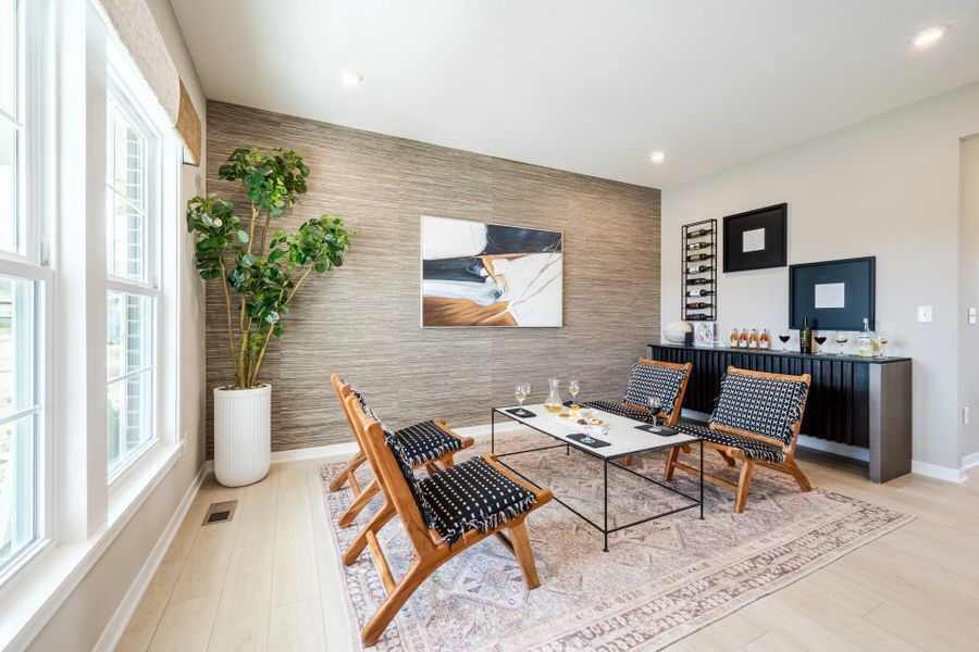 Representative furnished interior of a home built from the Yosemite by Fischer Homes in Twin Lakes, Hoschton (Image 8).