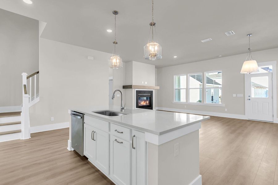 Furnished interior view inside a new home in Midtown at Nexton, Summerville (Image 9).