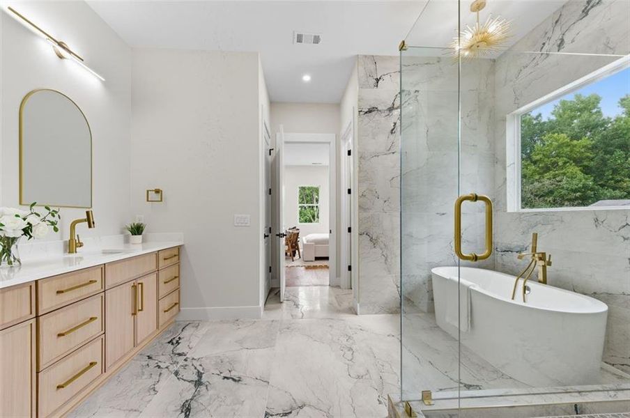 Furnished interior view inside a new home in , Atlanta (Image 17). Furnished interior view inside a new home in , Atlanta (Image 17).