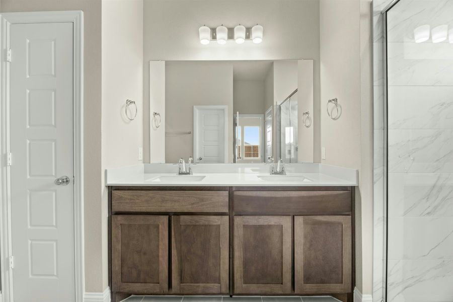 Representative furnished interior of a home built from the Bluebonnet by Kindred Homes in Dominion Park, Waxahachie (Image 12).