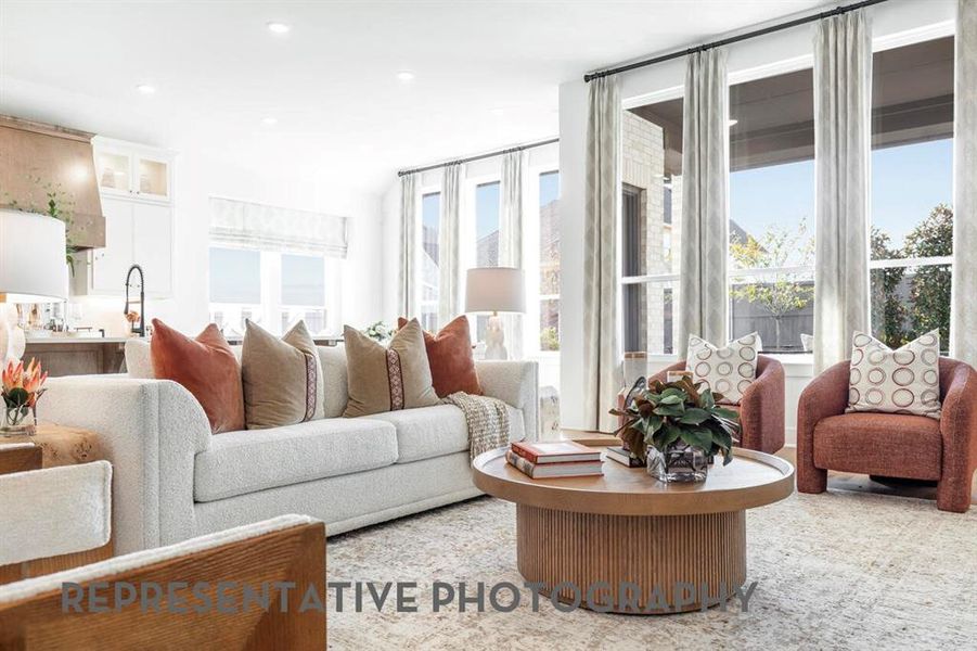 Furnished interior view inside a new home in Sonoma Verde, McLendon-Chisholm (Image 6).