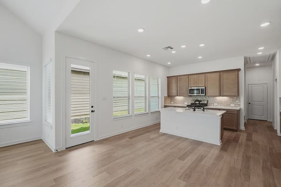 Furnished interior view inside a new home in The Crossvine, Schertz (Image 12).