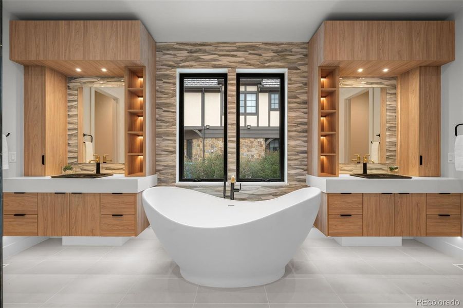 Furnished interior view inside a new home in , Cherry Hills Village (Image 39).