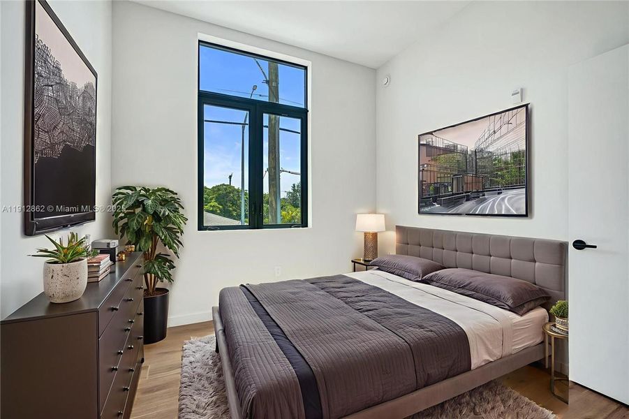 Furnished interior view inside a new home in , Miami (Image 9). Furnished interior view inside a new home in , Miami (Image 9).