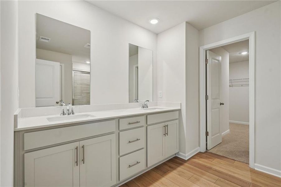 Furnished interior view inside a new home in Westmont Preserve, Powder Springs (Image 21).