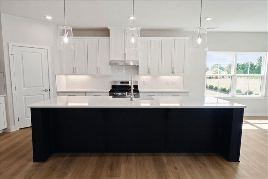 Furnished interior in a model home at Stillwood Farms in Easley (Image 12).