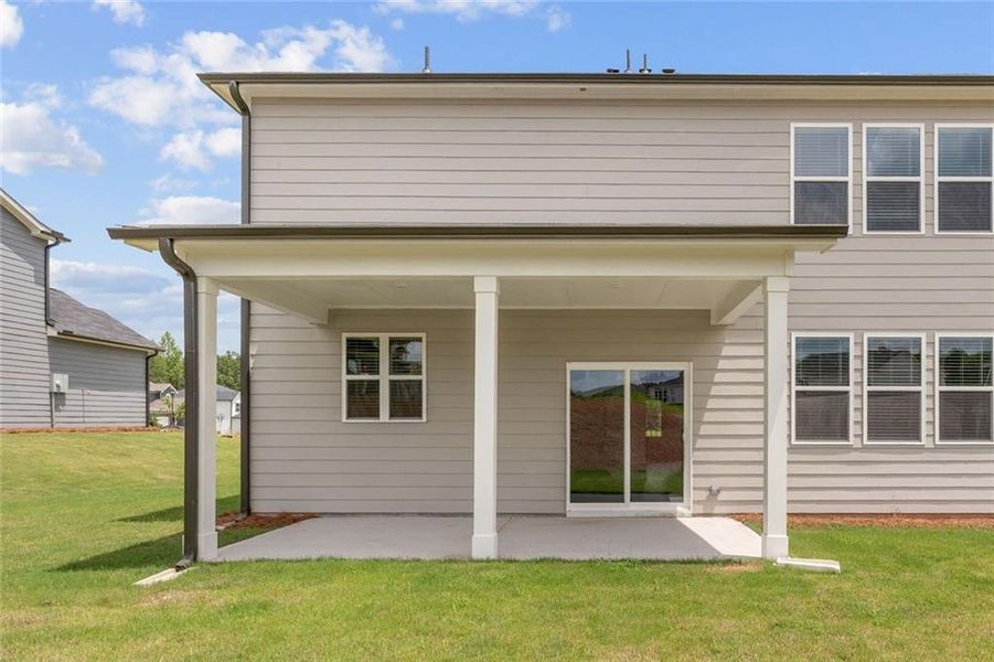 Exterior details and patio area of a home in Reserve at Gum Springs, Jefferson (Image 4).
