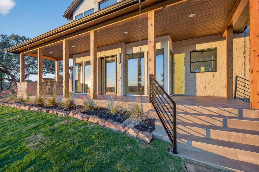 Exterior details and patio area of a home in , Horseshoe Bay (Image 29). Exterior details and patio area of a home in , Horseshoe Bay (Image 29).