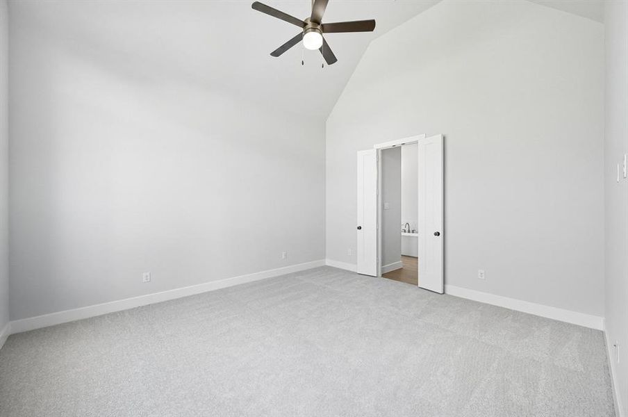 Spacious, unfurnished interior of a new home in Star Trail: 55ft. lots, Prosper (Image 20).