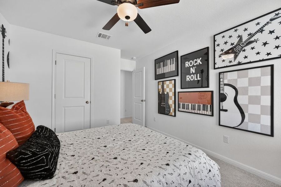 Furnished interior view inside a new home in Turners Crossing, Buda (Image 19). Furnished interior view inside a new home in Turners Crossing, Buda (Image 19).