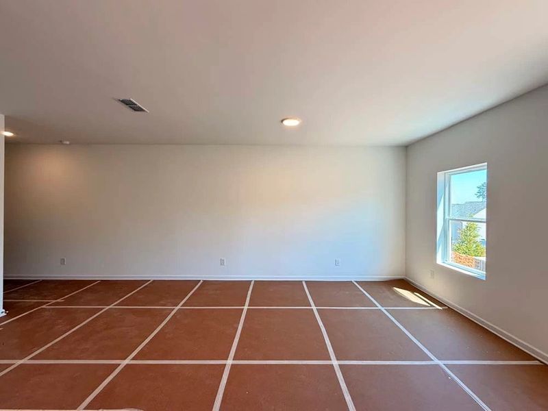 Family Room Construction Progress