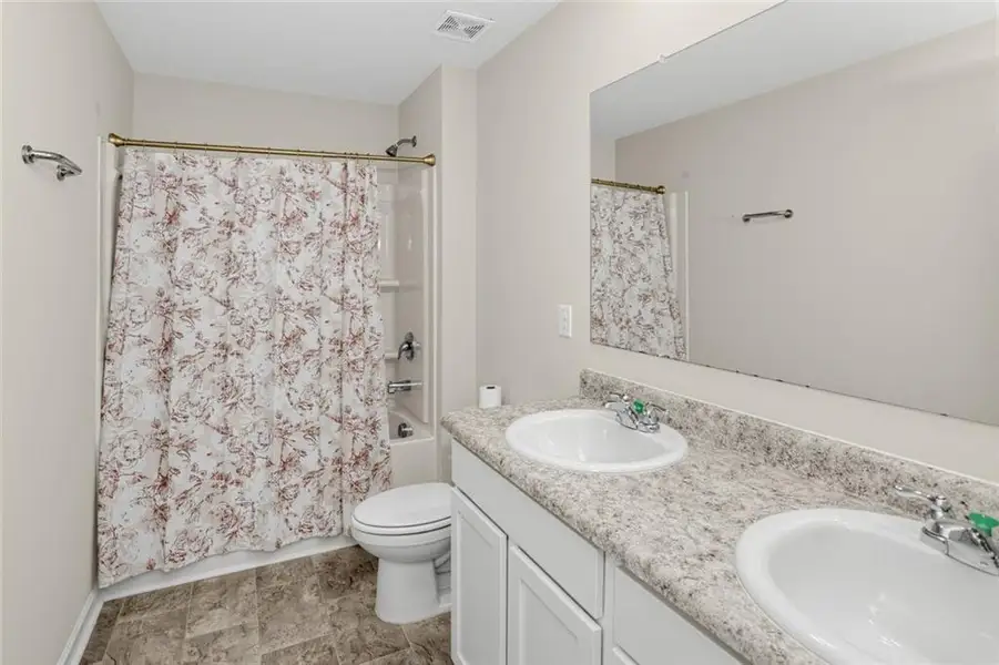 Furnished interior view inside a new home in Etowah Preserve, Dawsonville (Image 8).