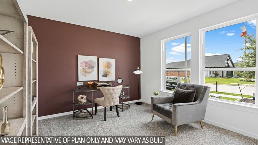 Furnished interior view inside a new home in Silverthorne, Conroe (Image 28).
