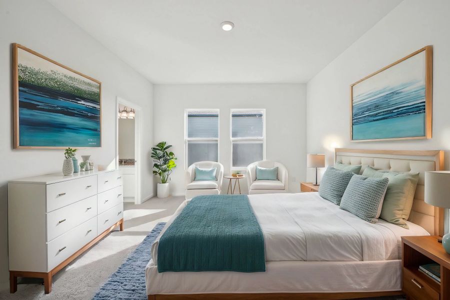 Representative furnished interior of a home built from the Larissa by Starlight Homes in Scenic Terrace, Lake Hamilton (Image 5).