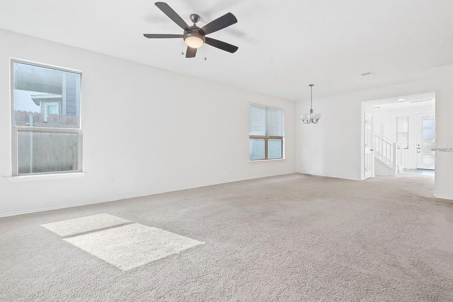 Spacious, unfurnished interior of a new home in EastVillage - Heritage Collection, Manor (Image 18). Spacious, unfurnished interior of a new home in EastVillage - Heritage Collection, Manor (Image 18).