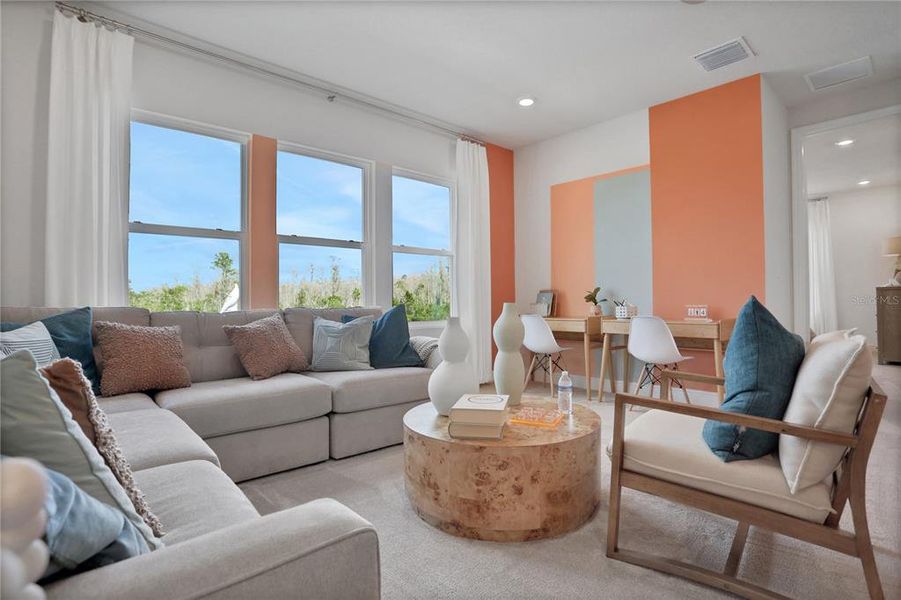 Furnished interior view inside a new home in Angeline, Land O' Lakes (Image 37).