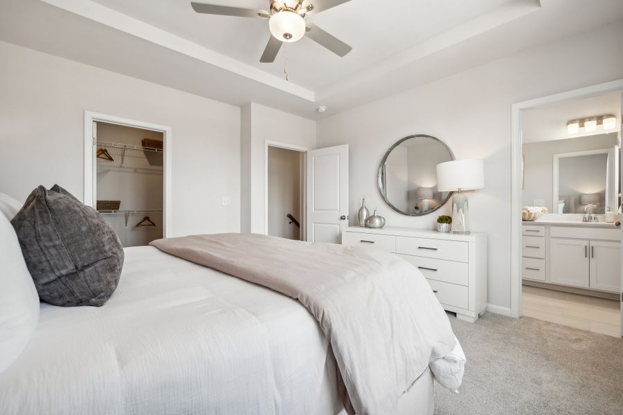 Representative furnished interior of a home built from the Breckenridge II by Taylor Morrison in Senata at Research Park, Charlotte (Image 17). Representative furnished interior of a home built from the Breckenridge II by Taylor Morrison in Senata at Research Park, Charlotte (Image 17).
