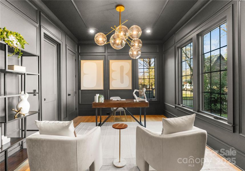 Furnished interior view inside a new home in , Charlotte (Image 12).