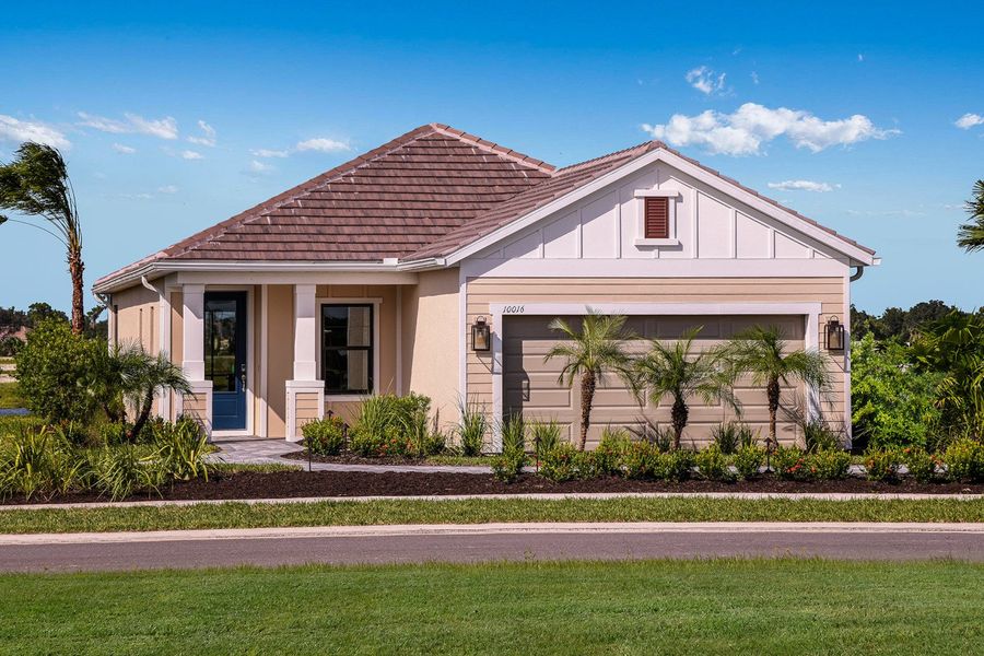 Representative exterior photo of a completed home built from the Imagination 2 by Neal Communities in Grand Park, Sarasota, FL (Image 15).