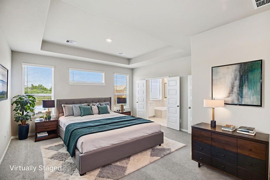 Furnished interior view inside a new home in Kemah Crossing - Luxe Series, Kemah (Image 11).