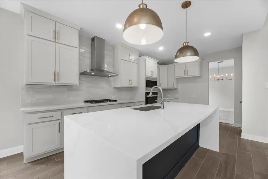 Furnished interior view inside a new home in The Trails - 60', New Caney (Image 8).