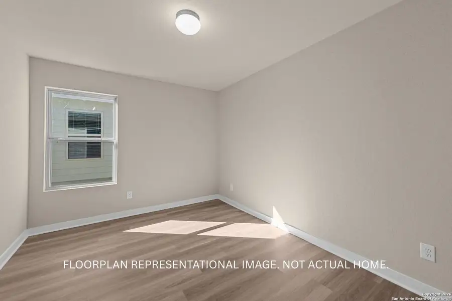 Spacious, unfurnished interior of a new home in Jordan's Ranch, San Antonio (Image 11). Spacious, unfurnished interior of a new home in Jordan's Ranch, San Antonio (Image 11).