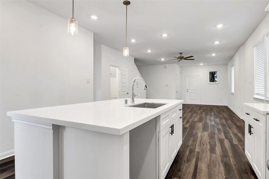 Furnished interior view inside a new home in Aldine Pines, Houston (Image 17).