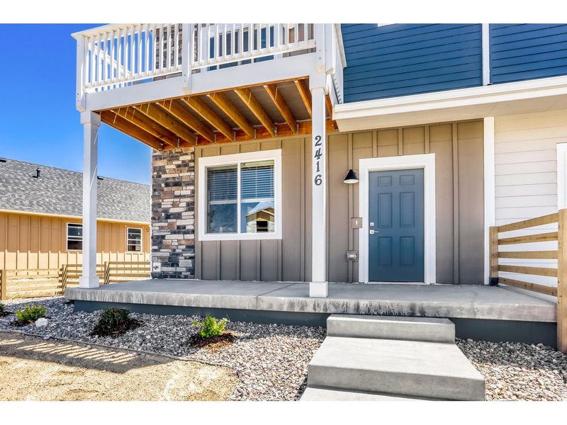 Exterior details and patio area of a home in , Fort Collins (Image 2). Exterior details and patio area of a home in , Fort Collins (Image 2).