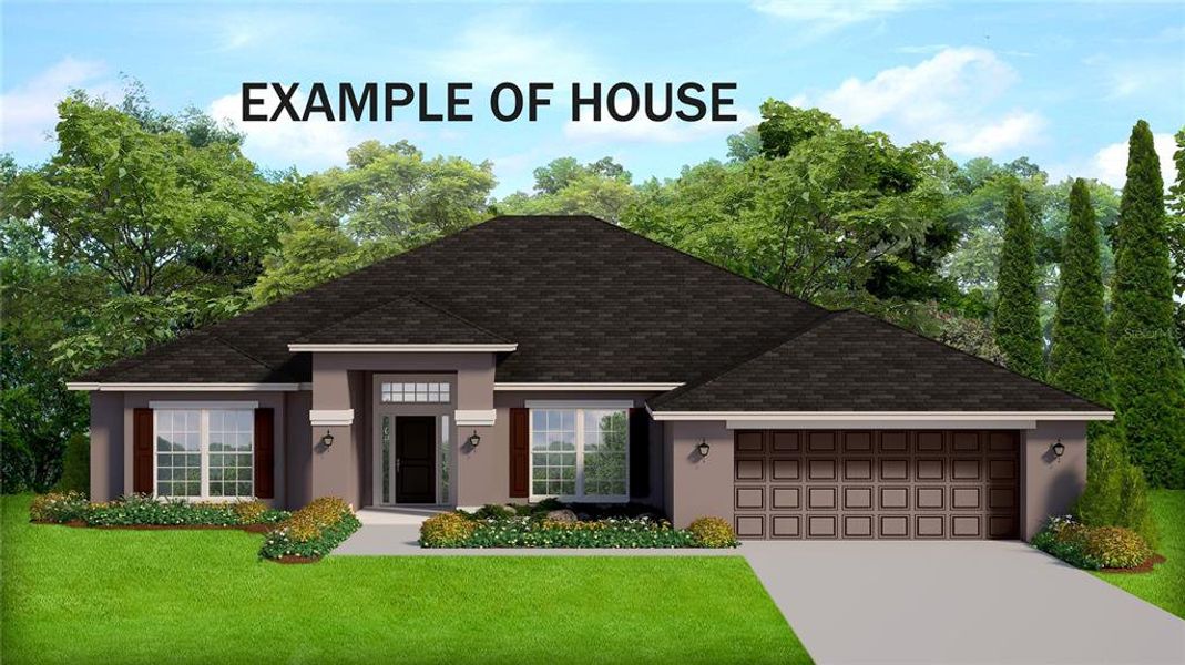 Front exterior of a new home in Pine Ridge, Beverly Hills, FL, highlighting curb appeal (Image 1). Front exterior of a new home in Pine Ridge, Beverly Hills, FL, highlighting curb appeal (Image 1).