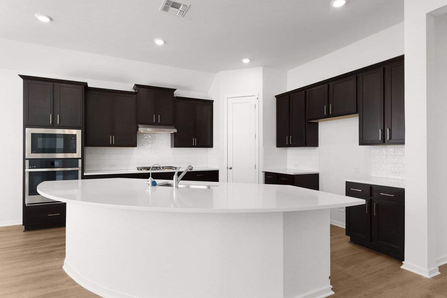 Furnished interior view inside a new home in University Heights, Round Rock (Image 6). Furnished interior view inside a new home in University Heights, Round Rock (Image 6).