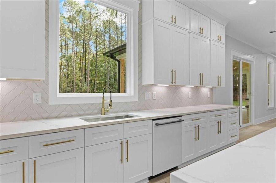 Furnished interior view inside a new home in , Winder (Image 10).