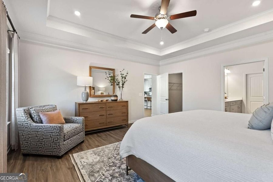 Furnished interior view inside a new home in Cobblestone Crossing Commons, Byron (Image 31).