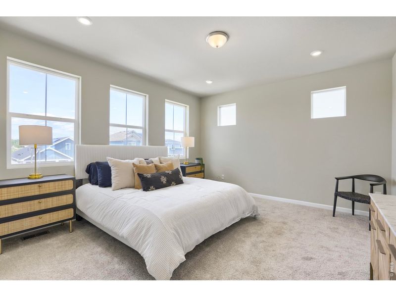Furnished interior view inside a new home in Country Club Reserve, Fort Collins (Image 15).