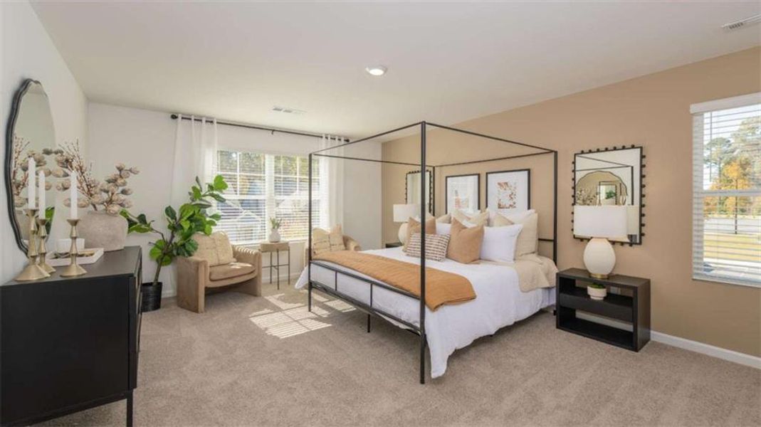 Furnished interior view inside a new home in Rosewood Farms, Acworth (Image 16).