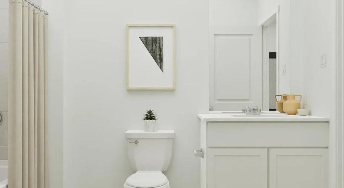 Bath 2. **Photos are a representation of the floor plan. This is not the actual homesite.**