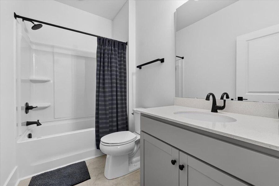 Furnished interior view inside a new home in Summerwind Crossing at Lakes of Cane Bay, Summerville (Image 15).