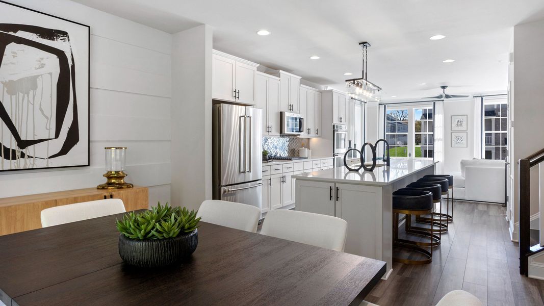 Representative furnished interior of a home built from the Harlow by DRB Homes in Bayberry, Raleigh (Image 6). Representative furnished interior of a home built from the Harlow by DRB Homes in Bayberry, Raleigh (Image 6).