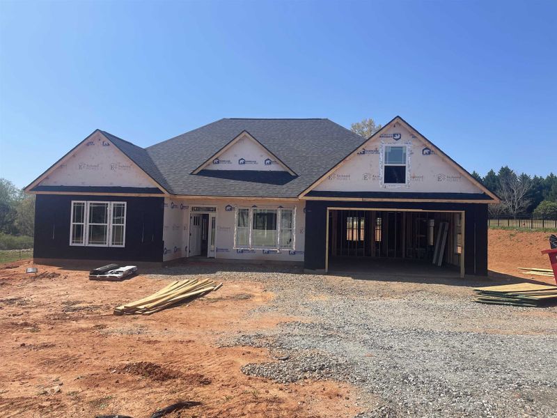 In-progress construction of a new home in Messer Farms, Inman, SC (Image 3).