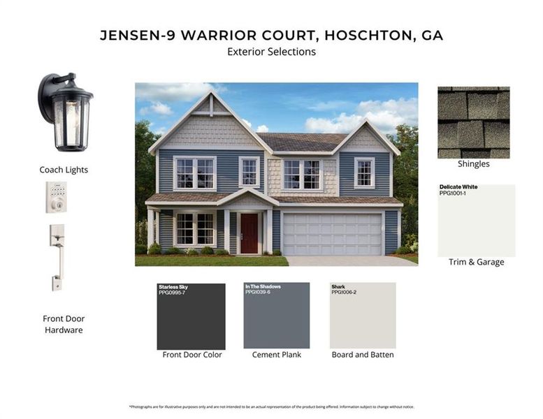 Sample of building materials used in homes in Twin Lakes, Hoschton (Image 3). Sample of building materials used in homes in Twin Lakes, Hoschton (Image 3).