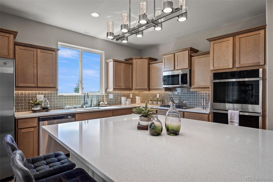 Furnished interior view inside a new home in , Colorado Springs (Image 15).