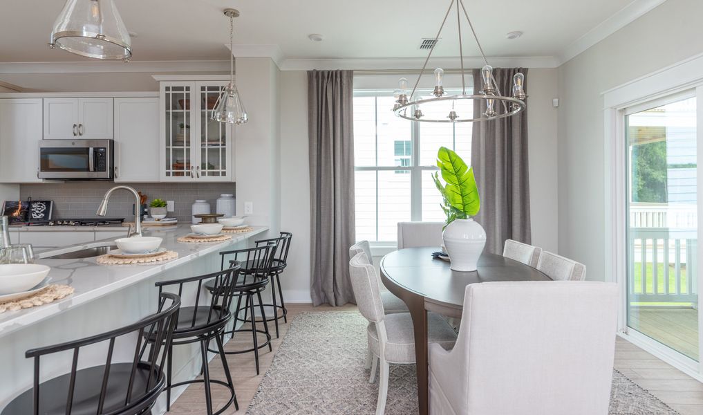 Elegant dining area