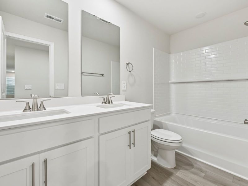 Furnished interior view inside a new home in Marshburn Landing - Signature Series, Wendell (Image 14).