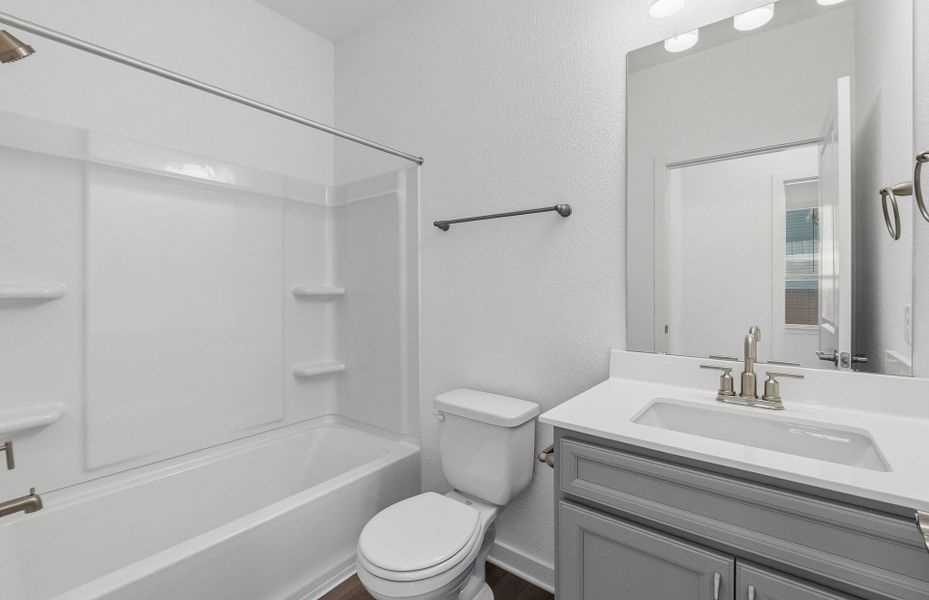 Furnished interior view inside a new home in Santa Rita Ranch, Liberty Hill (Image 13).