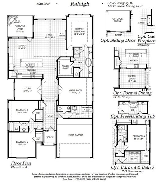 2D floor plan layout of this home in Oaks of North Grove, Waxahachie, TX (Image 4). 2D floor plan layout of this home in Oaks of North Grove, Waxahachie, TX (Image 4).